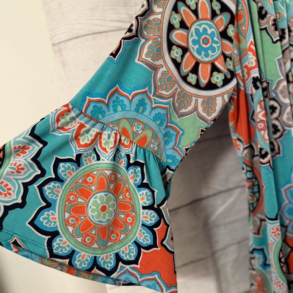 Cezanne Multicolor Patterned Skirt - Picture 3 of 5